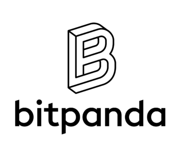 Logo de la plateforme crypto Bitpanda, à mon avis une des meilleures