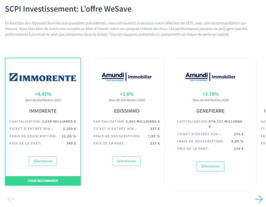 avis wesave scpi immobilier