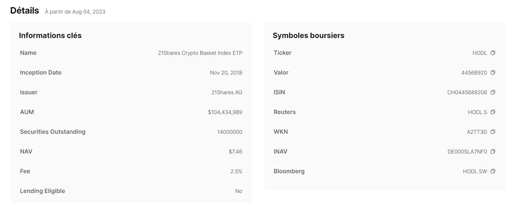 Investir en crypto via des ETF / ETN mode d