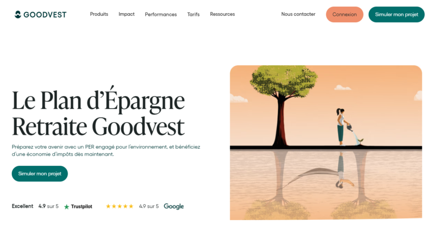 Goodvest, le meilleur PER de notre comparatif pour investir ISR