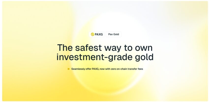 Visuel de PAX Gold (PAXG) la crypto RWA qui permet d'investir dans l'or