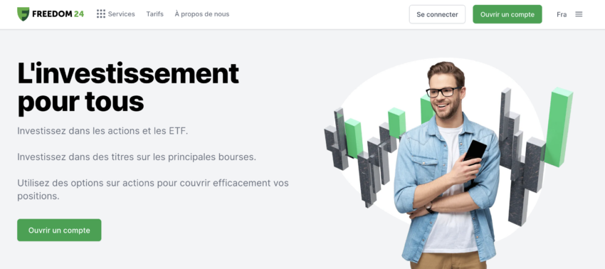 Home page de Freedom24 : notre avis.