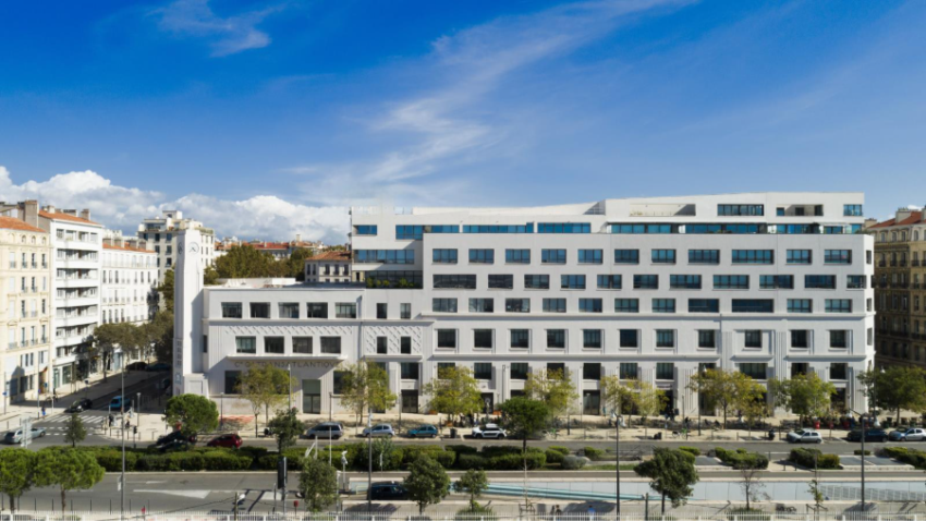 Exemple d’actif immobilier au sein du portefeuille NCap Régions (Marseille, quai de la joliette) acquis en septembre 2024