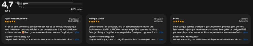 avis nickel code promo iOs