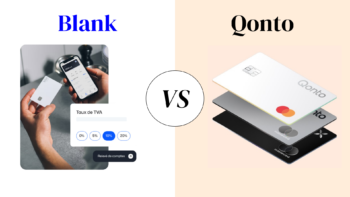 Image illustrant le comparatif : Qonto vs Blank