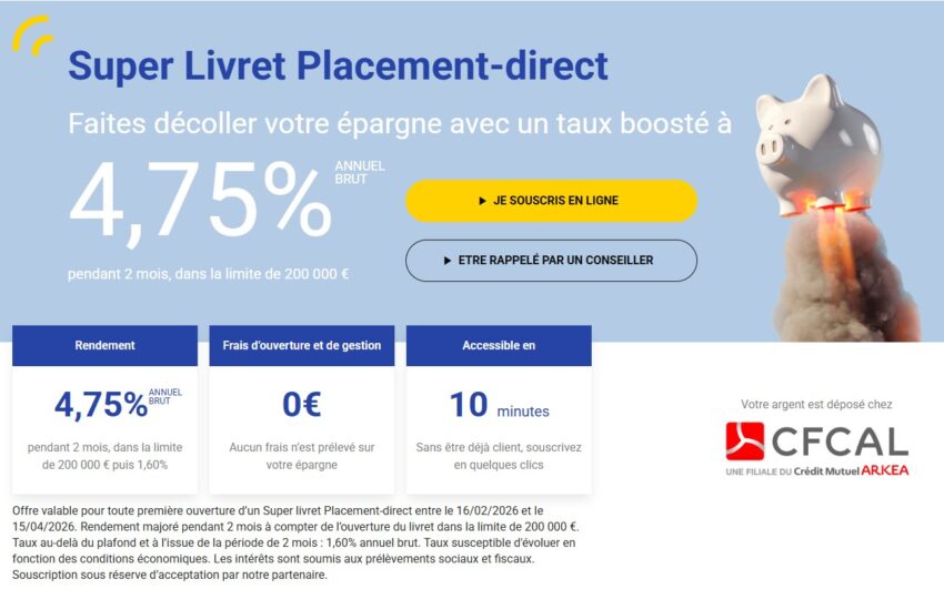 le super livret placement direct