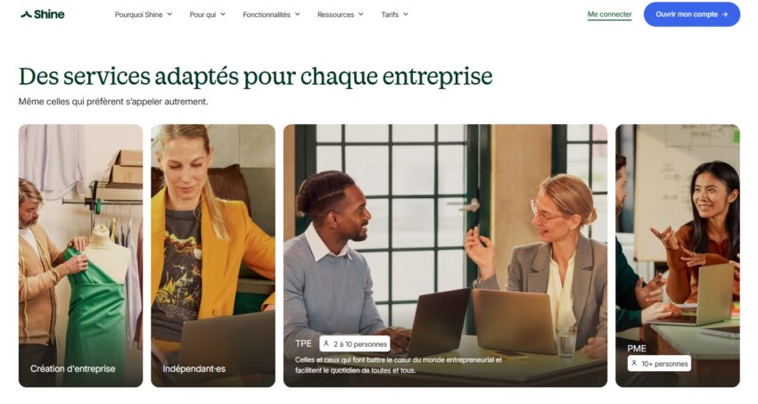 Shine la banque pro au service de tous les indépendants