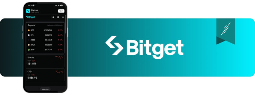 Visuel de la plateforme crypto Bidget