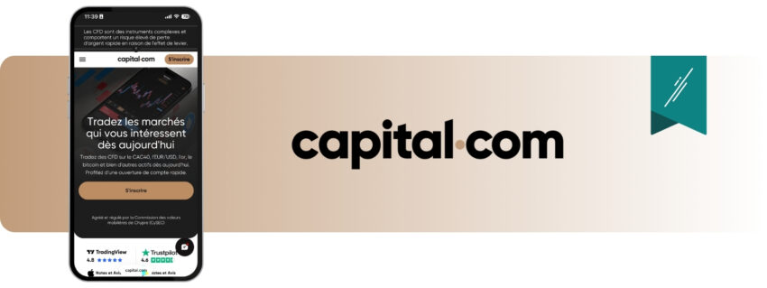 Visuel de la plateforme Capital.com