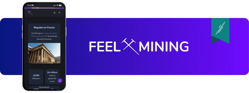 Visuel de la plateforme Feel Mining