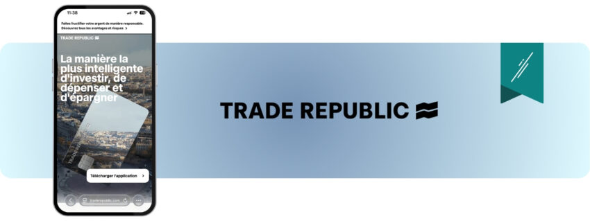 Visuel de la plateforme Trade Republic