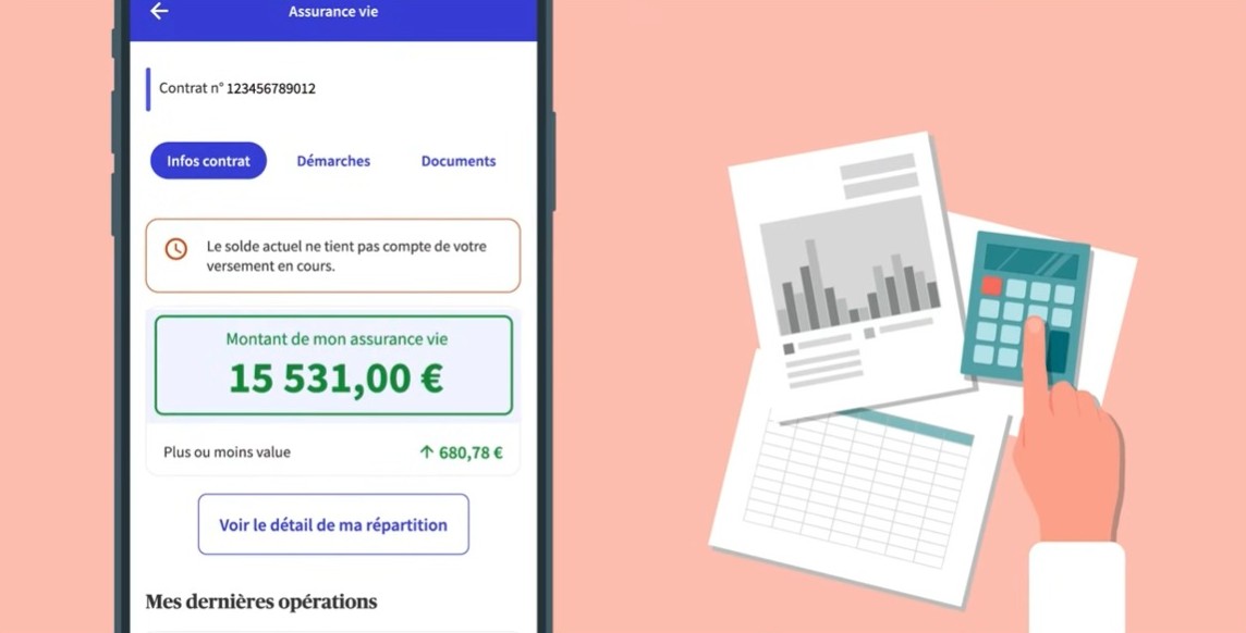 Capture d'écran application Mon Axa (vidéo promotionnelle)