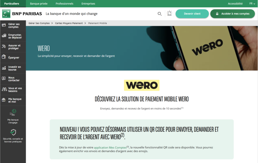 BNP Paribas propose Wero