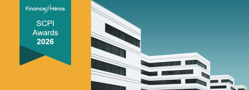 Visuel pour nos SCPI Awards 2026 qui récompensent les 20 meilleures SCPI de notre classement