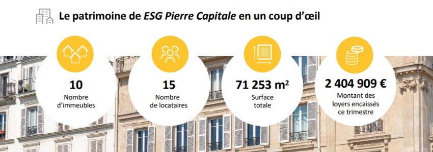 Illustration sur le patrimoine de la SCPI ESG Pierre Capitale