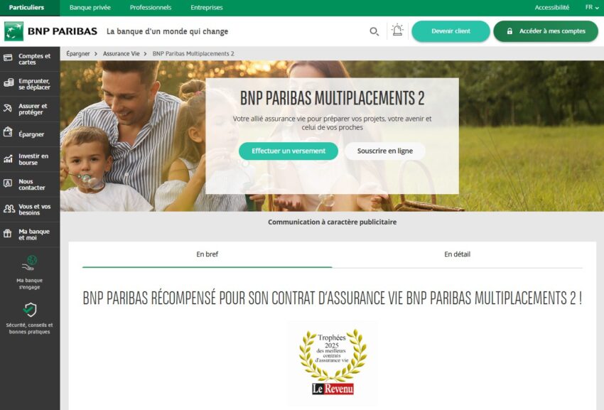 le contrat multiplacement 2 de cardif avis