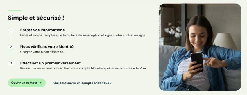 Ouvrir un compte monabanq est simple et rapide