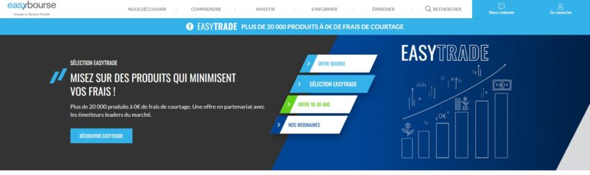 Easybourse est une filiale de la Banque Postale, détenue par l'Etat.