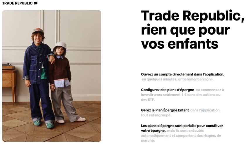 Trade Republic facilite l'ouverture d'un compte-titre pour les enfants