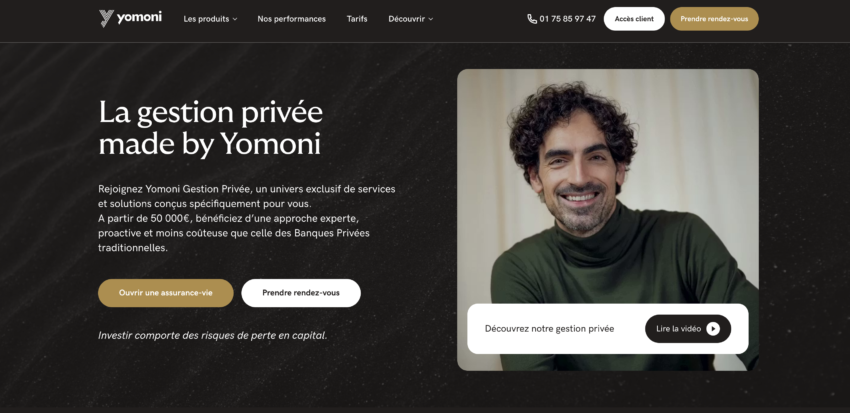 La gestion privée par Yomoni