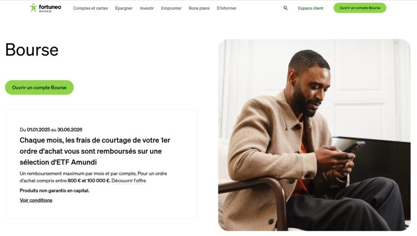 meilleure banque pour investir en bourse fortuneo