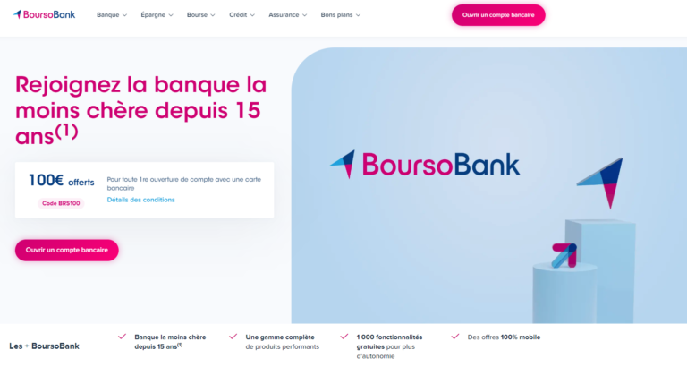 banque pour investir bourse boursobank