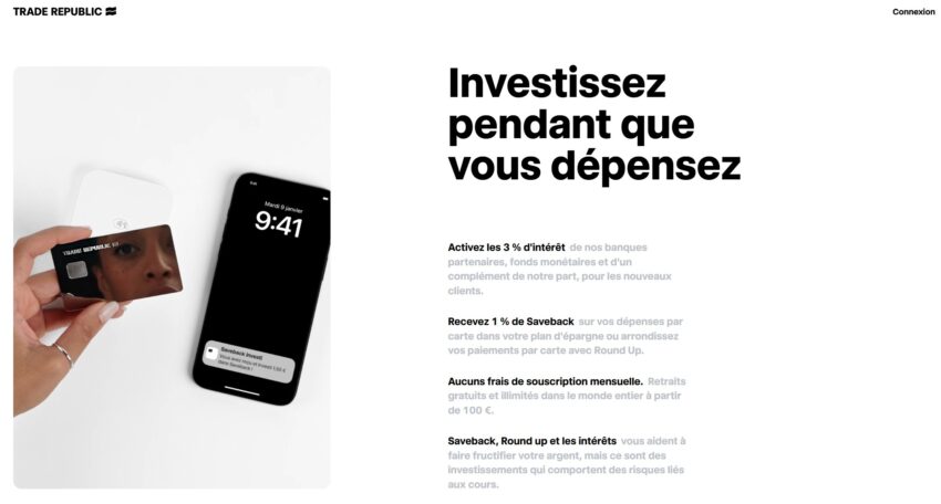banque pour la bourse trade republic
