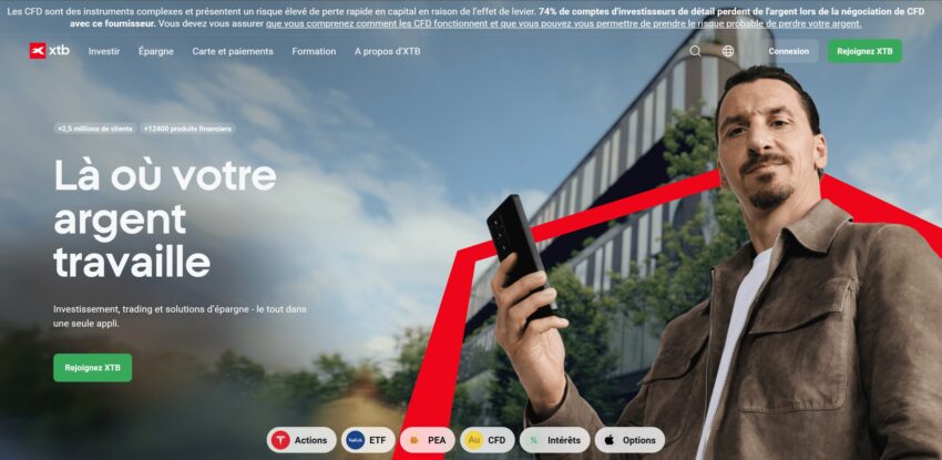 action gratuite offerte chez XTB 